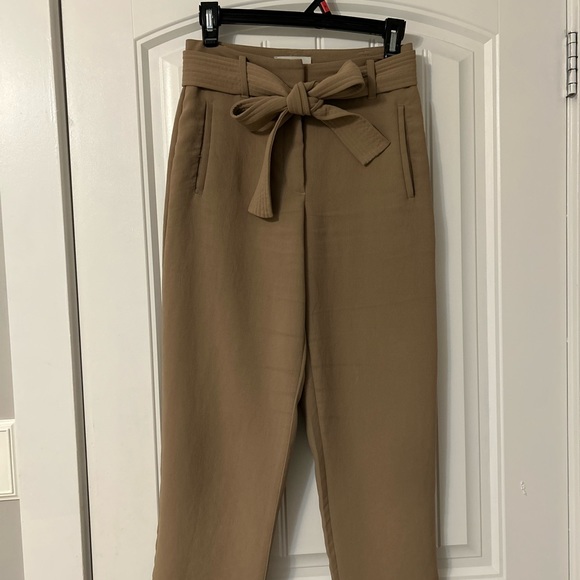 Wilfred Tie Light Tan Dress Pants - Picture 1 of 3